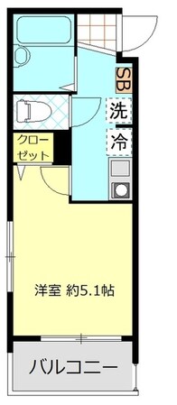 MELDIA東向島の物件間取画像